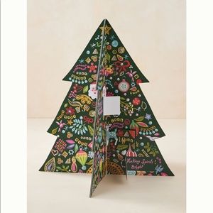NWT Anthropologie Advent Calendar Tree